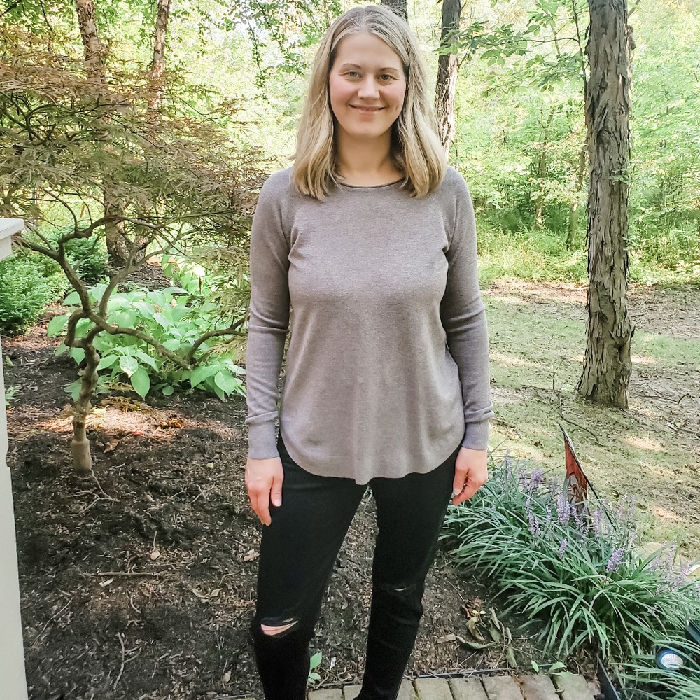 Heather Gray Boutique Sweater